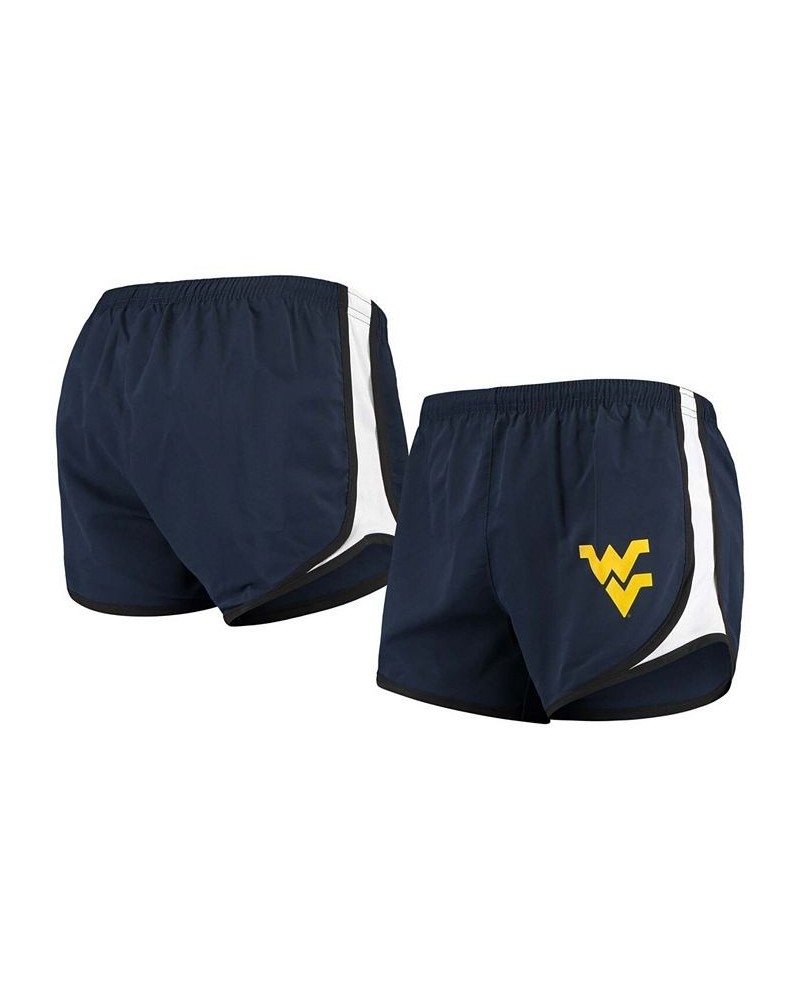 Women's Navy White West Virginia Mountaineers Elite Shorts Navy, White $20.39 Shorts