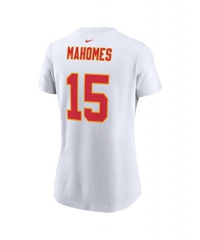 Women's Patrick Mahomes White Kansas City Chiefs Super Bowl LVII Name and Number T-shirt White $26.00 Tops