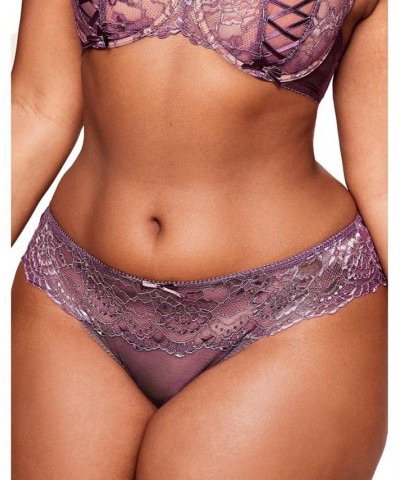 Enny Women's Plus-Size Bikini Panty Purple $11.73 Panty