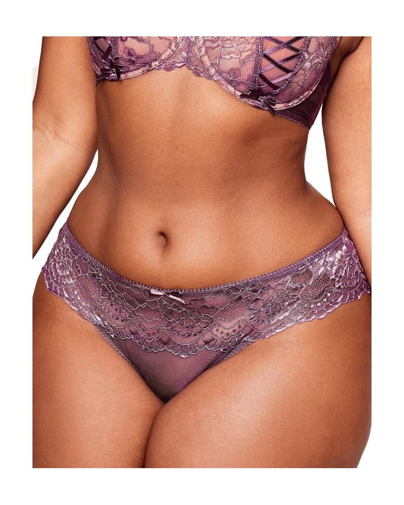 Enny Women's Plus-Size Bikini Panty Purple $11.73 Panty