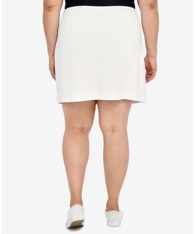 Plus Size Summer In The City Casual Fit Allure Skort White $30.48 Shorts