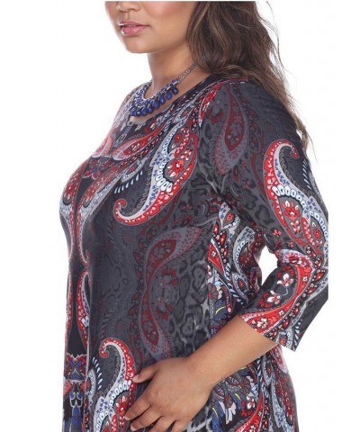 Plus Marlene Top/Tunic Blue $30.38 Tops