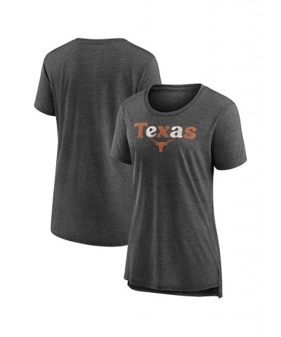 Women's Branded Heathered Charcoal Texas Longhorns Breakneck Speed Tri-Blend T-shirt Heathered Charcoal $19.37 Tops