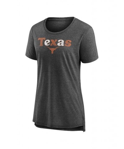 Women's Branded Heathered Charcoal Texas Longhorns Breakneck Speed Tri-Blend T-shirt Heathered Charcoal $19.37 Tops