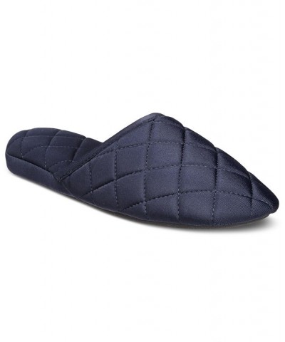 Women's Quilted Slippers Indigo Sea $11.49 Shoes