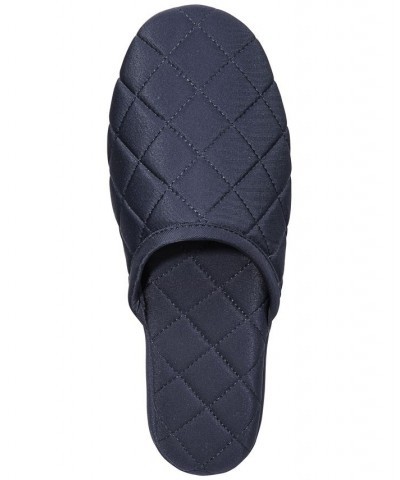 Women's Quilted Slippers Indigo Sea $11.49 Shoes