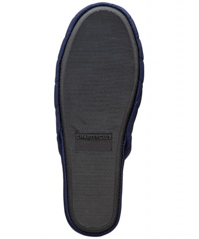 Women's Quilted Slippers Indigo Sea $11.49 Shoes