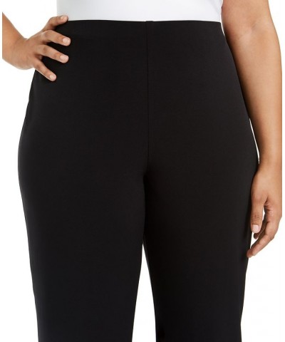 Plus Size Pull-On Wide-Leg Pants Deep Black $22.82 Pants