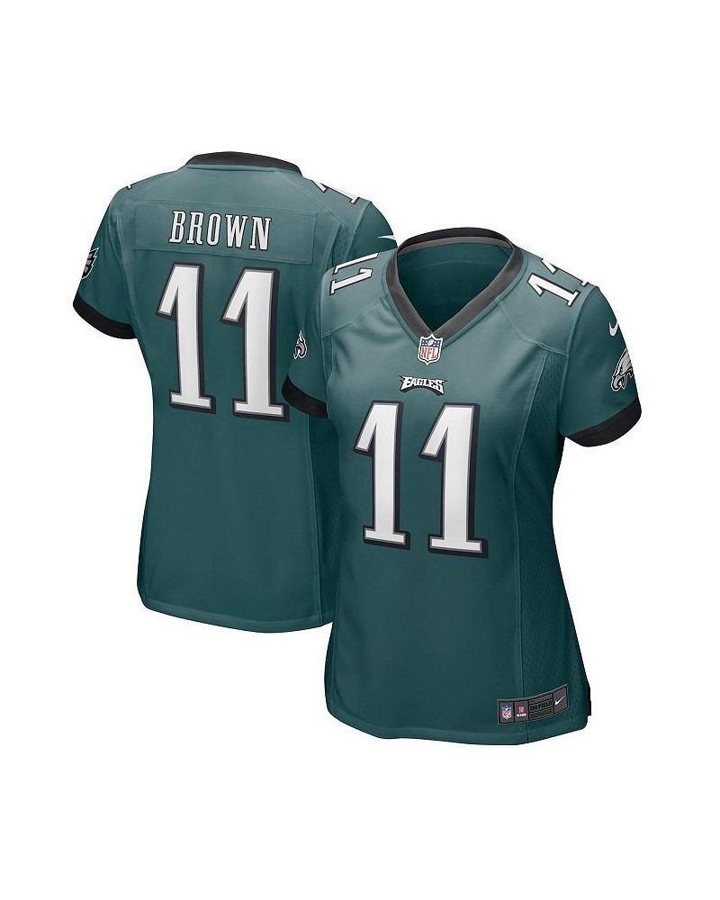 Women's A.J. Brown Midnight Green Philadelphia Eagles Player Game Jersey Green $47.60 Jersey