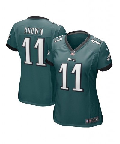 Women's A.J. Brown Midnight Green Philadelphia Eagles Player Game Jersey Green $47.60 Jersey