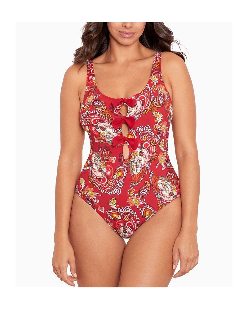 Women's Ashbury Alysa Keyhole One-Piece Swimsuit Ashbury $64.68 Swimsuits