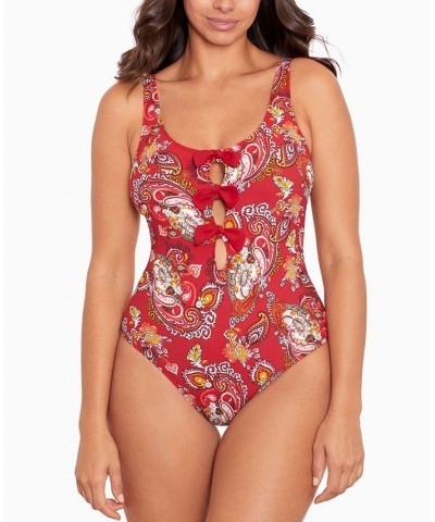 Women's Ashbury Alysa Keyhole One-Piece Swimsuit Ashbury $64.68 Swimsuits