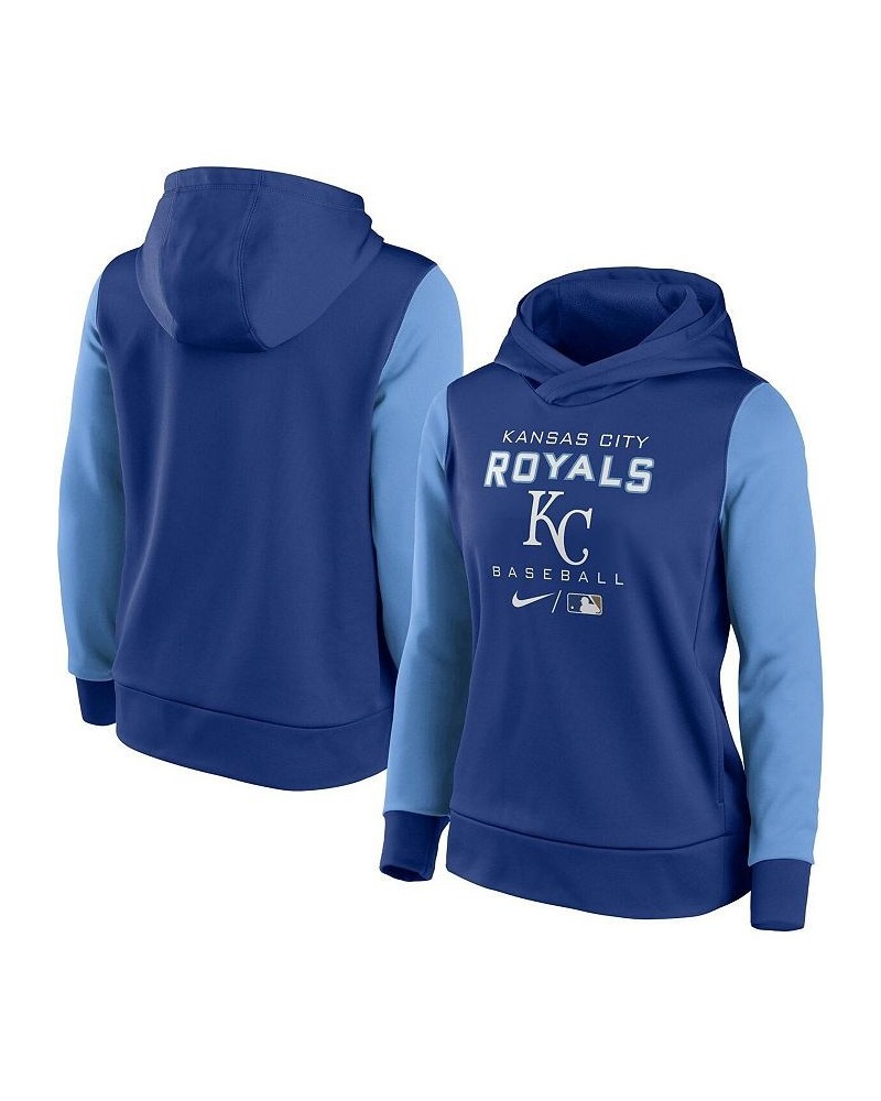 Women's Royal Light Blue Kansas City Royals Authentic Collection Pullover Hoodie Royal, Light Blue $40.50 Sweatshirts