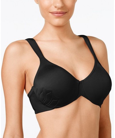 Live It Up 2-Ply Seamless Underwire Comfort Bra 3353 Black $12.42 Bras