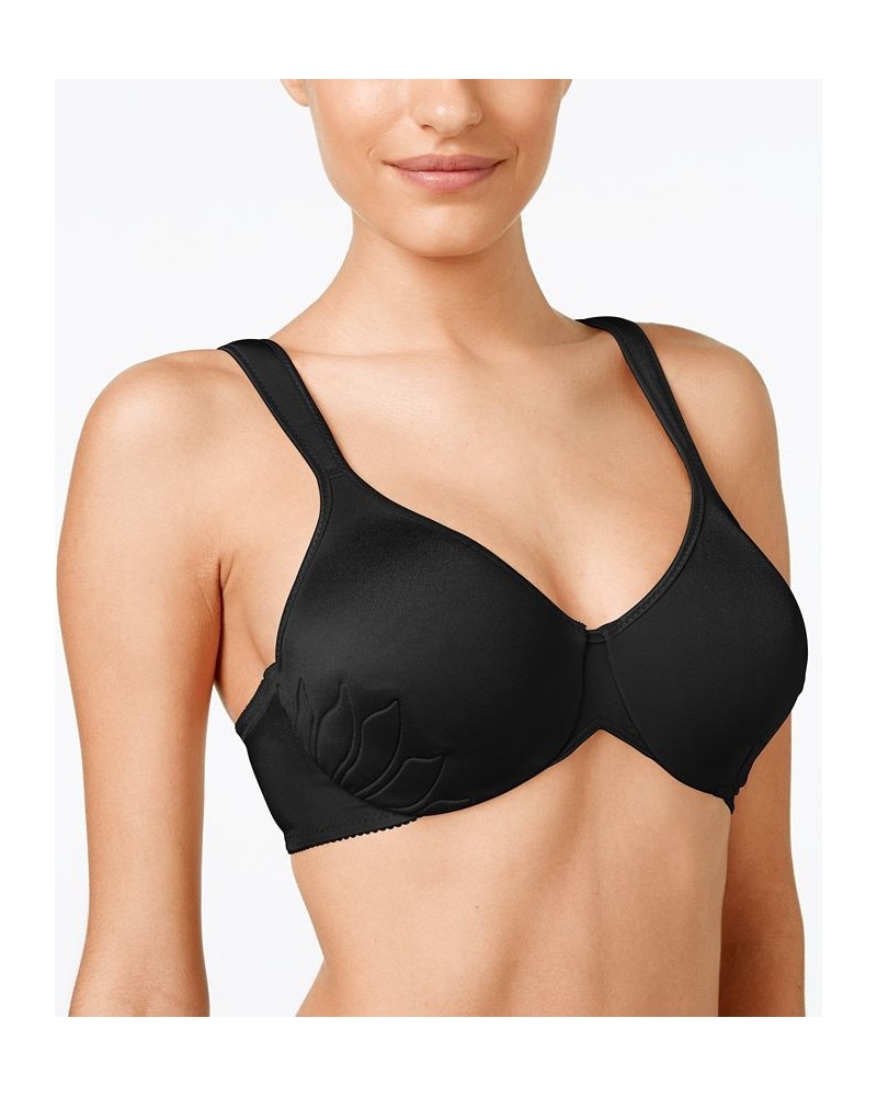 Live It Up 2-Ply Seamless Underwire Comfort Bra 3353 Black $12.42 Bras