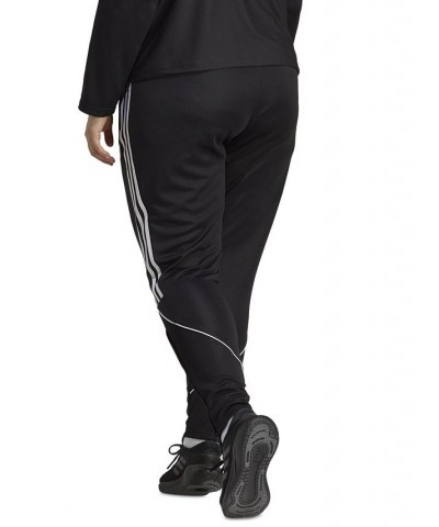 Plus Size Tiro 23 League 3-Stripes Track Pants Black $27.60 Pants