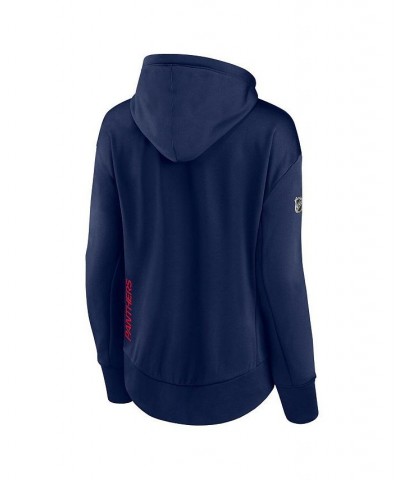 Women's Branded Navy Florida Panthers Authentic Pro Rink Full-Zip Hoodie Navy $41.28 Sweatshirts