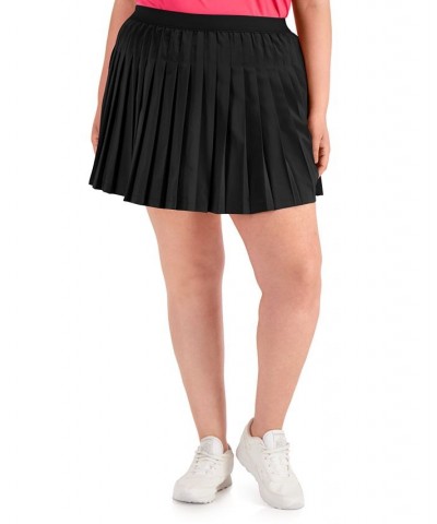 Ideology Plus Size Pleated Skort Deep Black $15.89 Skirts