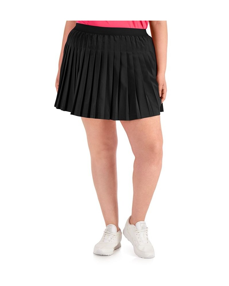 Ideology Plus Size Pleated Skort Deep Black $15.89 Skirts