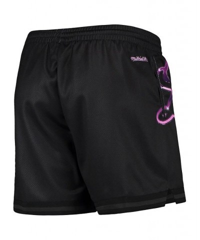 Women's Black Los Angeles Lakers Big Face 4.0 Mesh Shorts Black $36.55 Shorts