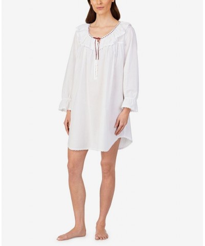 Women's Poet's Nightgown White $35.20 Sleepwear