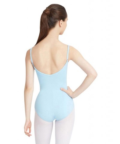 Camisole Leotard with Adjustable Straps Navy $15.87 Tops