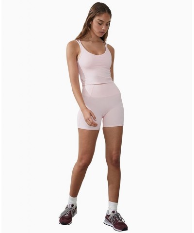 Women's Ultimate Booty Shaper Bike Shorts Blushing Bride $22.00 Shorts