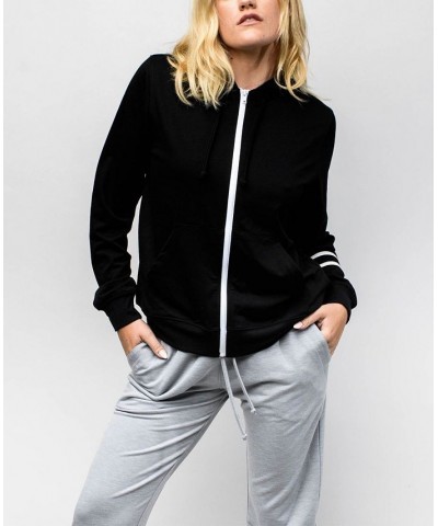 Women's Reneu Earth Zip Up Hoodie Black $27.88 Sweatshirts