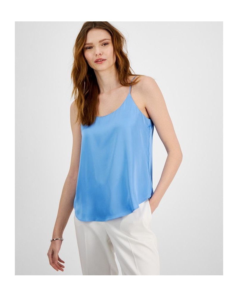 Women's Scoop-Neck Camisole Blue $31.27 Tops