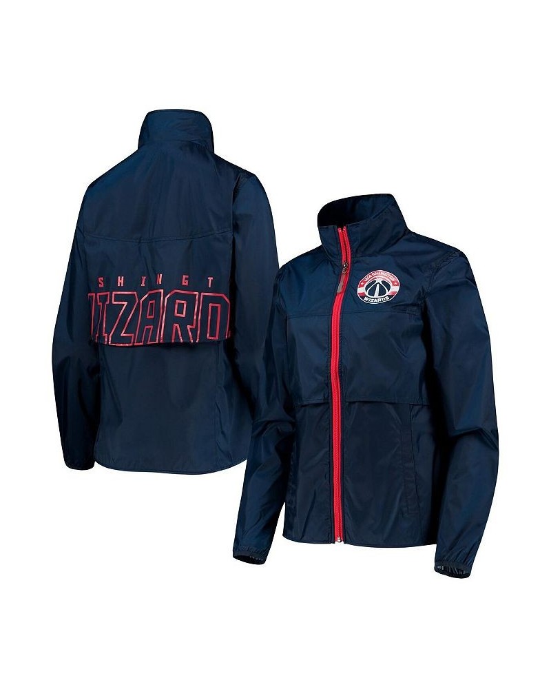 Women's Navy Washington Wizards Winning Shot Full-Zip Jacket Navy $29.93 Jackets