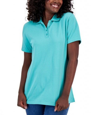 Cotton Short Sleeve Polo Shirt Mint Condition $11.59 Tops