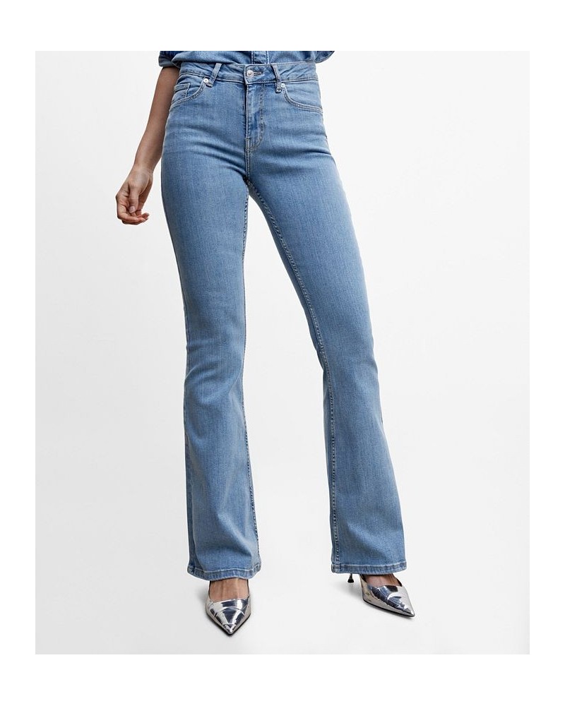 Women's Medium-Rise Flared Jeans Medium Blue $37.79 Jeans