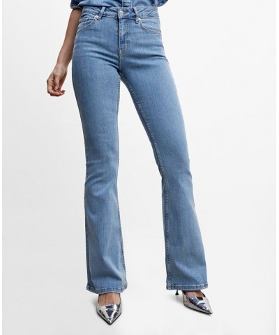 Women's Medium-Rise Flared Jeans Medium Blue $37.79 Jeans