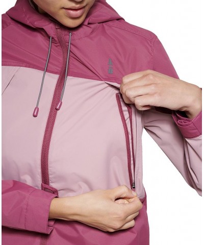 Women's Kineo Rain Tech Jacket Pink $43.61 Jackets