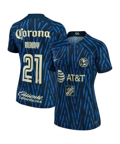 Women's Henry Martin Blue Club America 2022/23 Away Replica Player Jersey Blue $64.40 Jersey