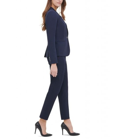 Women’s One-Button Blazer Blue $59.60 Jackets