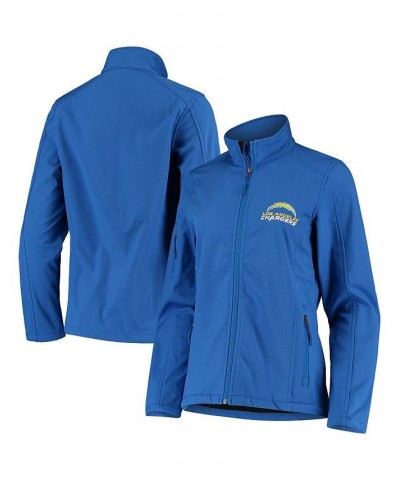 Women's Royal Los Angeles Chargers Full-Zip Sonoma Softshell Jacket Royal $50.00 Jackets