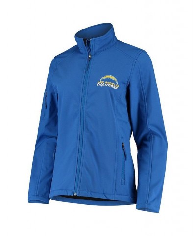 Women's Royal Los Angeles Chargers Full-Zip Sonoma Softshell Jacket Royal $50.00 Jackets