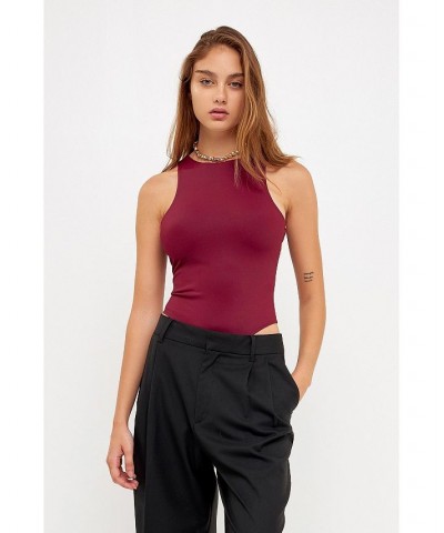 Women's Solid Body Suit Red $29.40 Tops