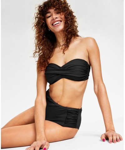 Twist Bandeau Bikini Top Black $21.60 Swimsuits