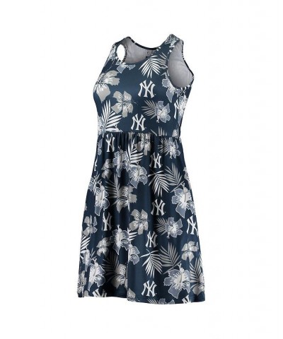 Women's Navy New York Yankees Floral Sundress Navy $33.14 Dresses