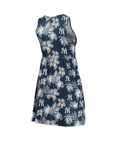 Women's Navy New York Yankees Floral Sundress Navy $33.14 Dresses