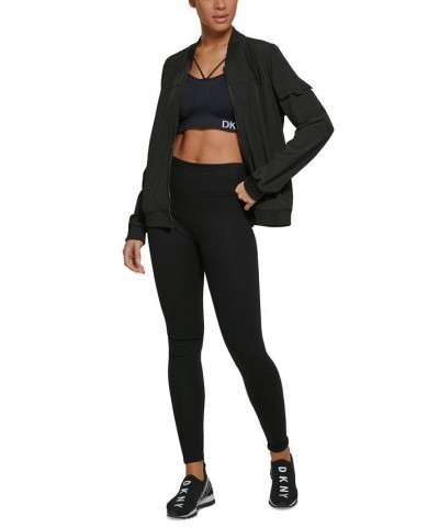 Women's Cargo-Pocket Jacket Black $32.27 Jackets