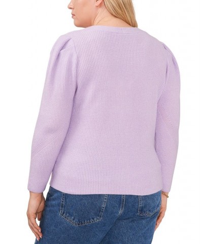 Plus Trendy Button-Front Cardigan Pink $17.03 Sweaters