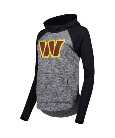 Women's Washington Commanders Championship Ring Raglan Pullover Hoodie Heathered Gray, Black $33.75 Sweatshirts