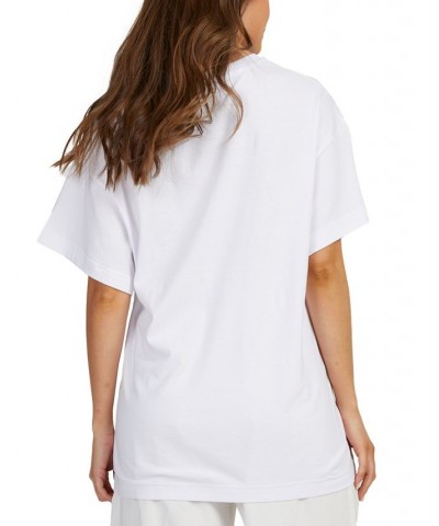 Juniors' Printed Sweet Sunshine T-Shirt Bright White $29.00 Tops