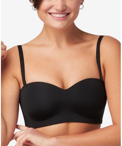 Women's Pure Comfort Wireless Strapless Bandeau Bra DM7685 Black $27.00 Bras