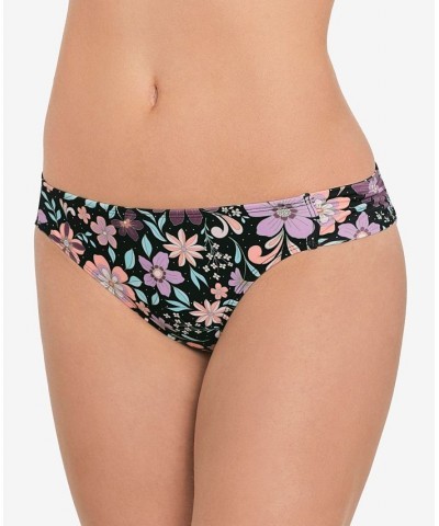 Juniors' Floral-Print Hipster Swimsuit Bottoms Retro Floral Black Multi $14.10 Swimsuits