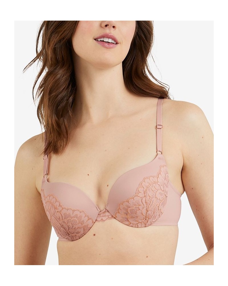 Love the Lift All Over Lace Push Up Bra DM9900 Sheer Pale Pink $14.57 Bras