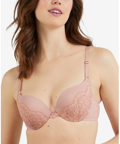 Love the Lift All Over Lace Push Up Bra DM9900 Sheer Pale Pink $14.57 Bras